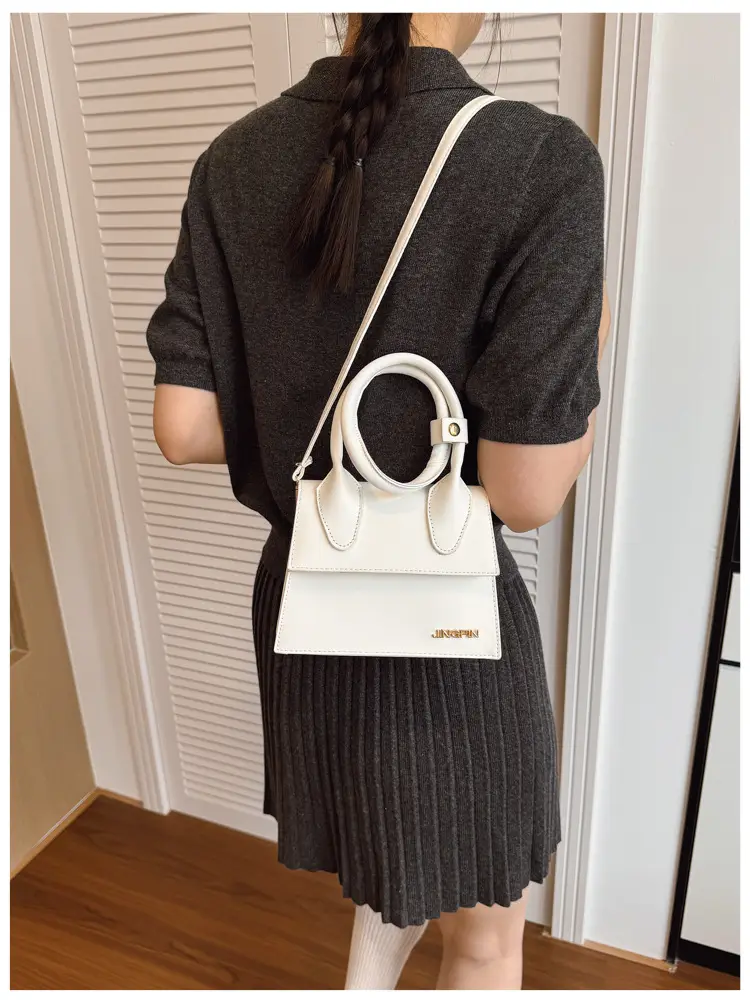 White Korean Style Crossbody Bag for Women — feature 19