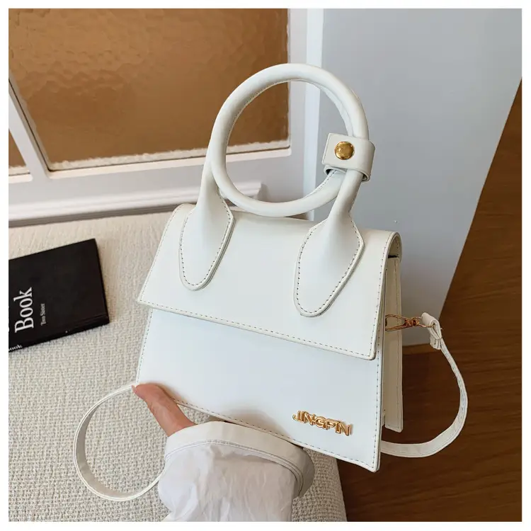 White Korean Style Crossbody Bag for Women — feature 22
