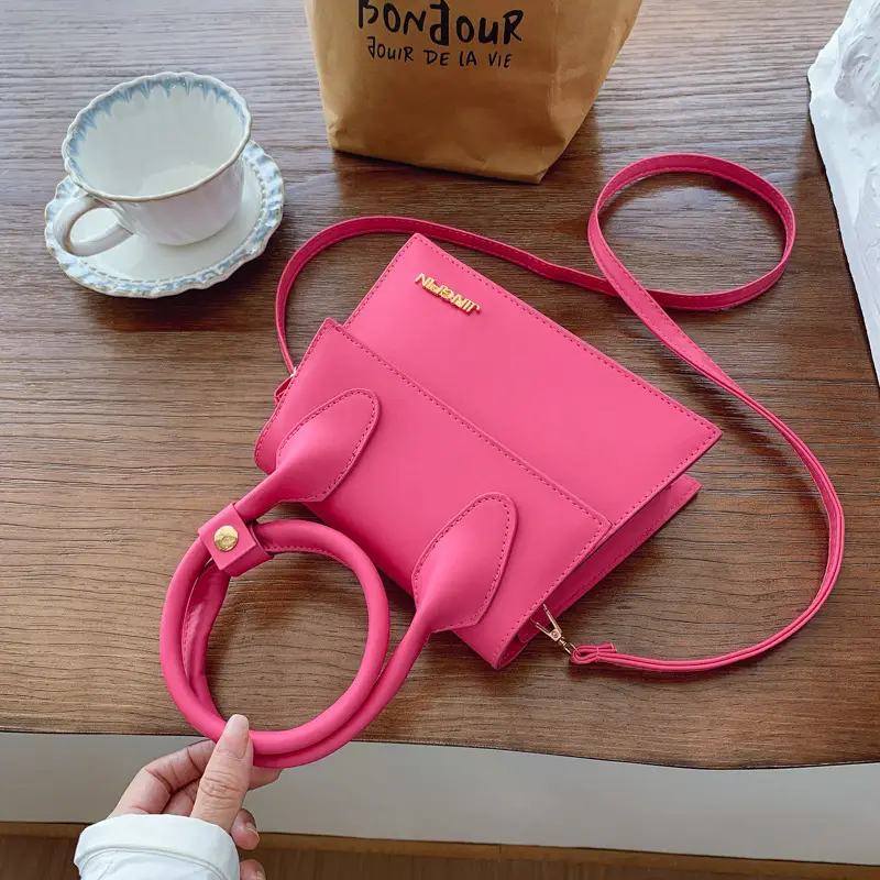 White Korean Style Crossbody Bag for Women - Image 3