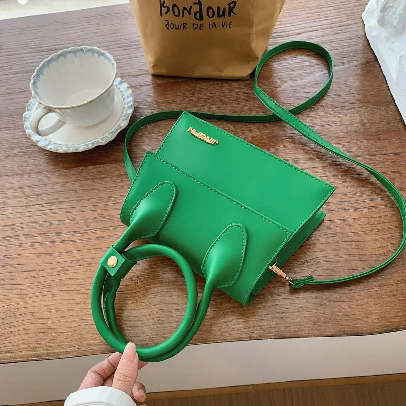 White Korean Style Crossbody Bag for Women - Image 5