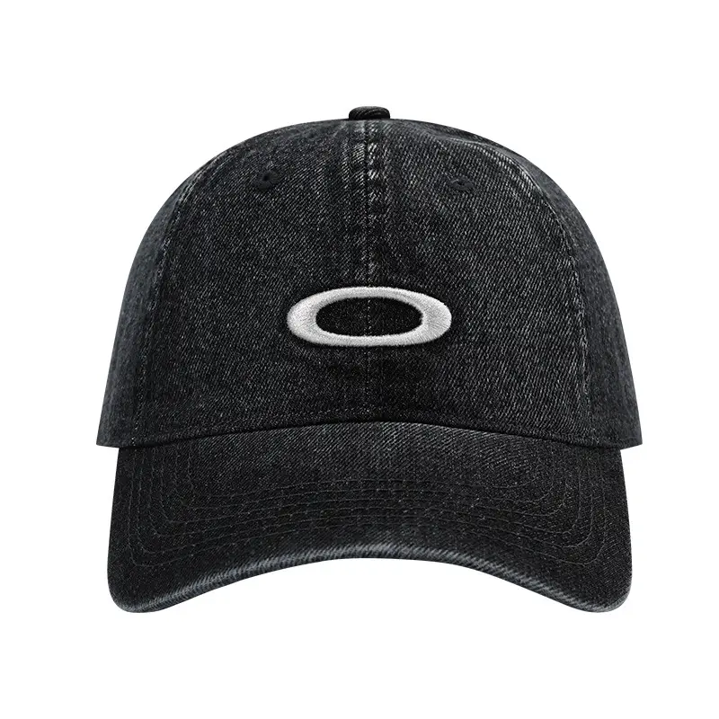 Blue Washed Denim Baseball Cap for Women & Men - Image 8
