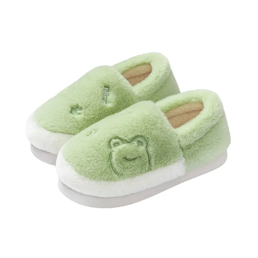 Comfortable Home Cotton Slippers for Women, Autumn and Winter Warm Thick-Soled Plush Slippers for Couples, Dormitory Maternity Slippers for Men - Image 10