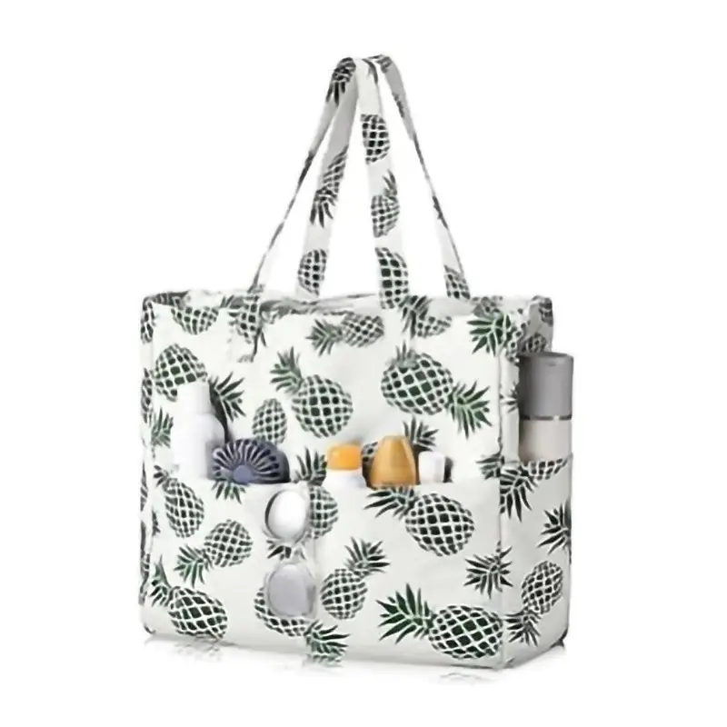Printed Beach Bag Large Capacity Travel Storage Bag