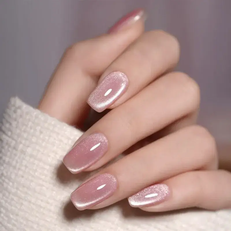 2025 White French Edge Bow Manicure Nails - Image 13