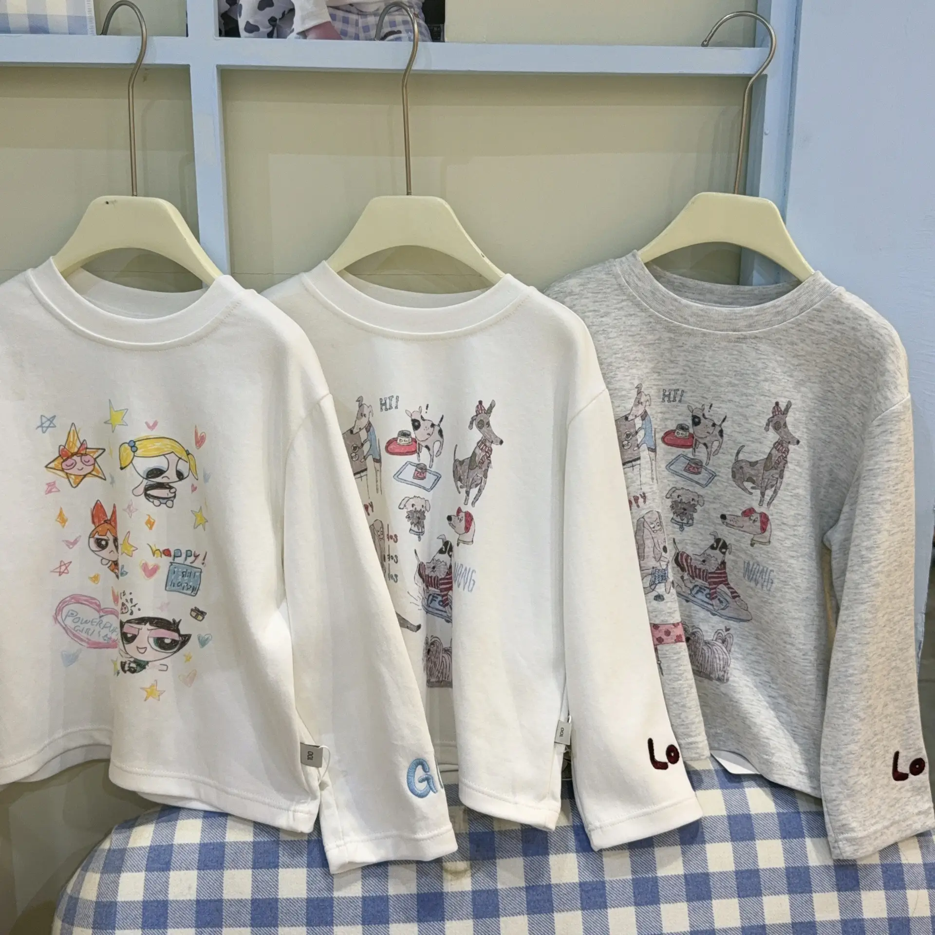 Children's Japanese Cartoon Long Sleeve T-Shirt Set — feature 3
