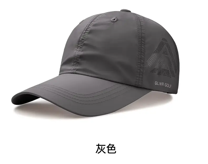 Men's Black Mesh Baseball Cap with Brand Logo — feature 17