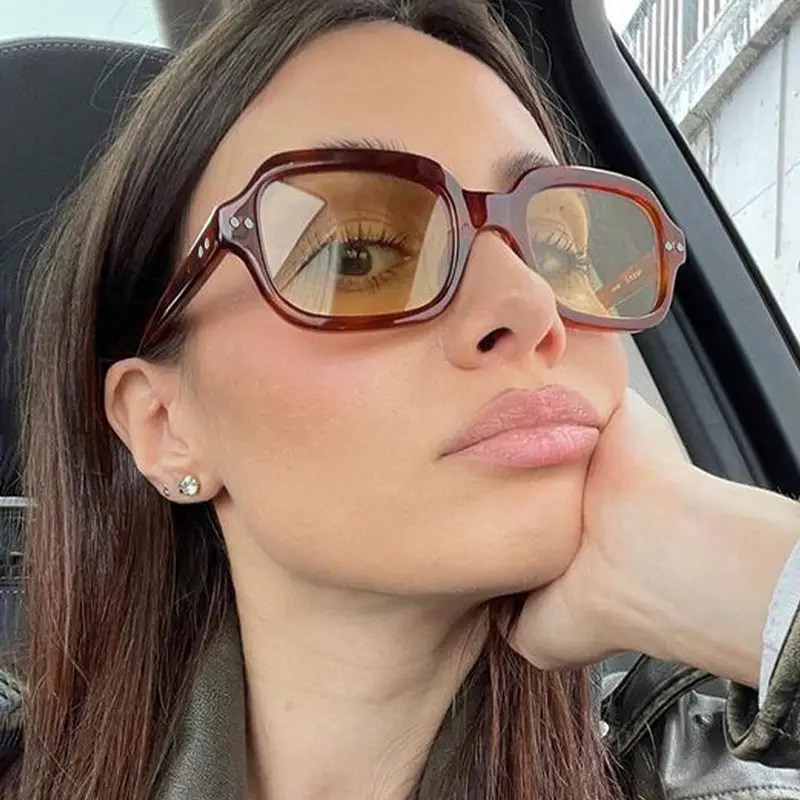 2025 Square Stud Sunglasses for Men Women European Style - Image 11