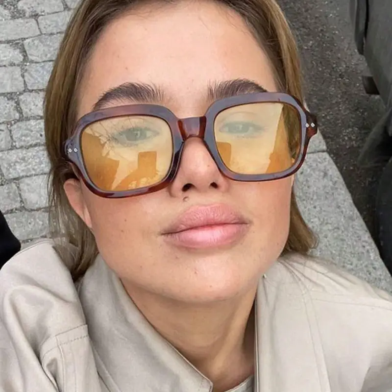 2025 Square Stud Sunglasses for Men Women European Style - Image 12