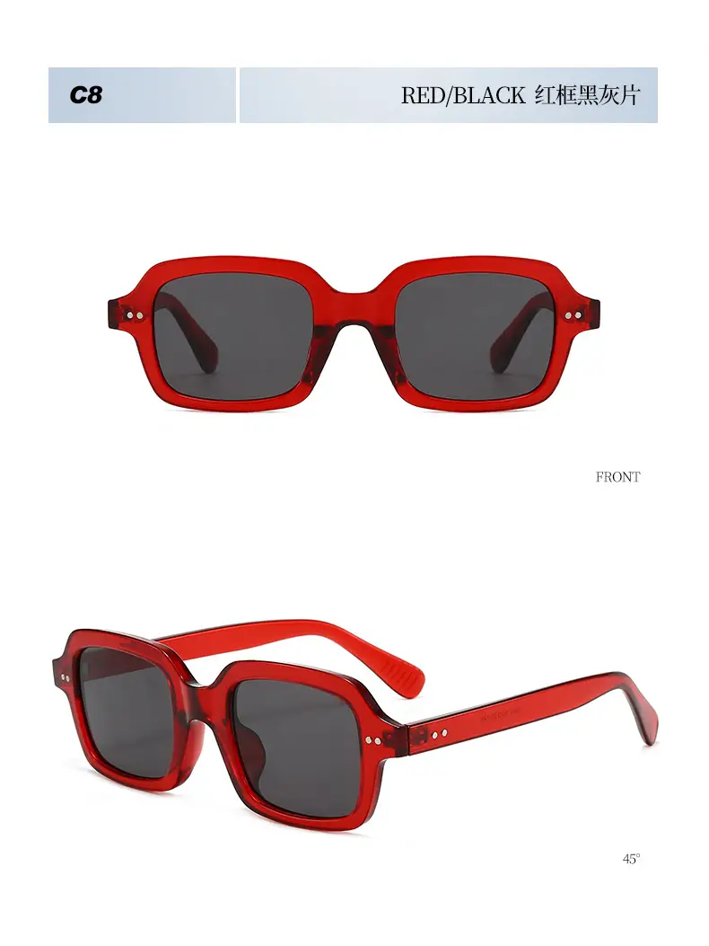 2025 Square Stud Sunglasses for Men Women European Style β feature 18