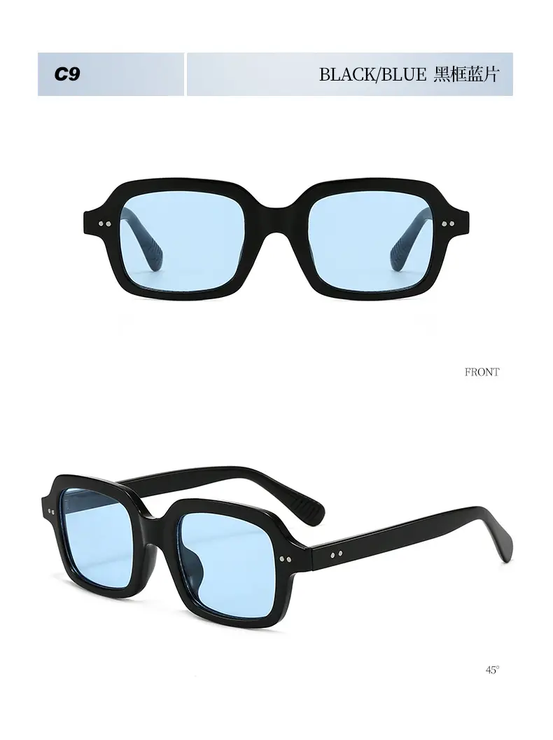 2025 Square Stud Sunglasses for Men Women European Style β feature 19