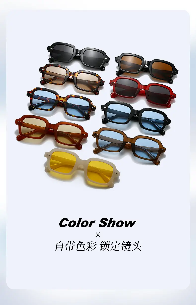 2025 Square Stud Sunglasses for Men Women European Style β feature 3