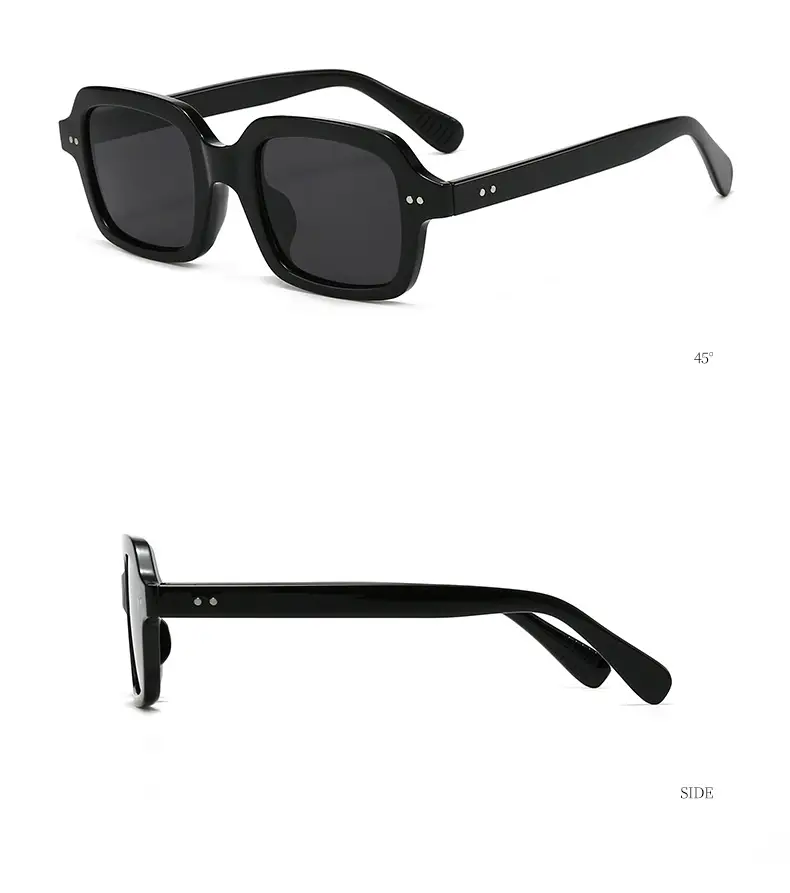 2025 Square Stud Sunglasses for Men Women European Style