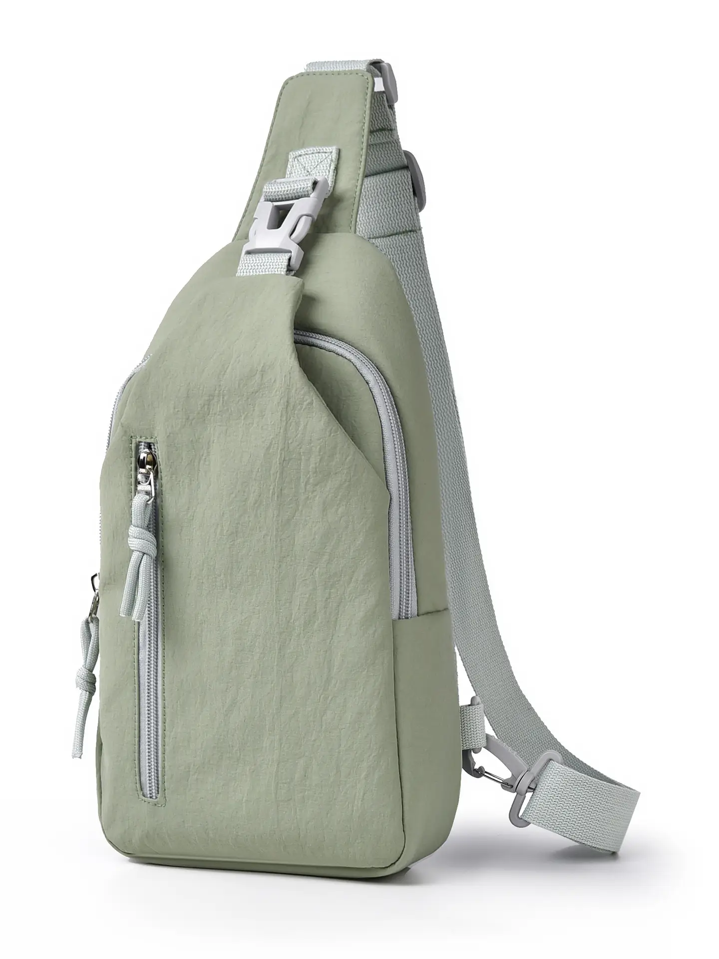 Green Korean Style Casual Crossbody Bag Large Capacity