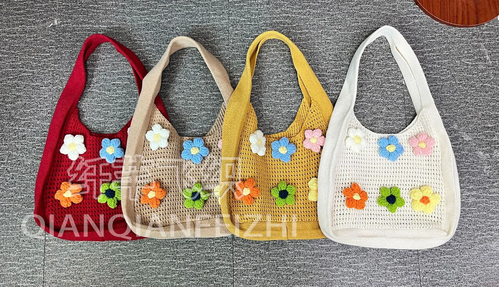 Floral Knitted Shoulder Bag for Women 2025 — feature 7