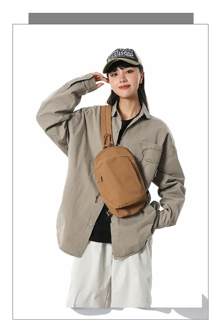 Portable Small Shoulder Bag for Men Women Lightweight Sports Crossbody — feature 2