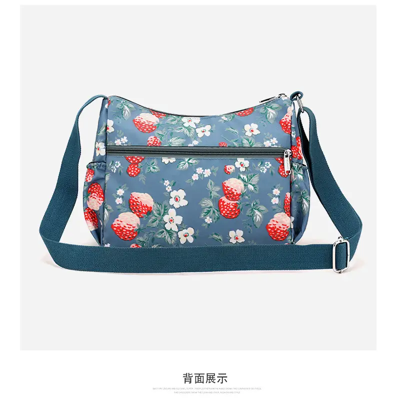 Retro Printed Nylon Crossbody Bag Women — feature 5
