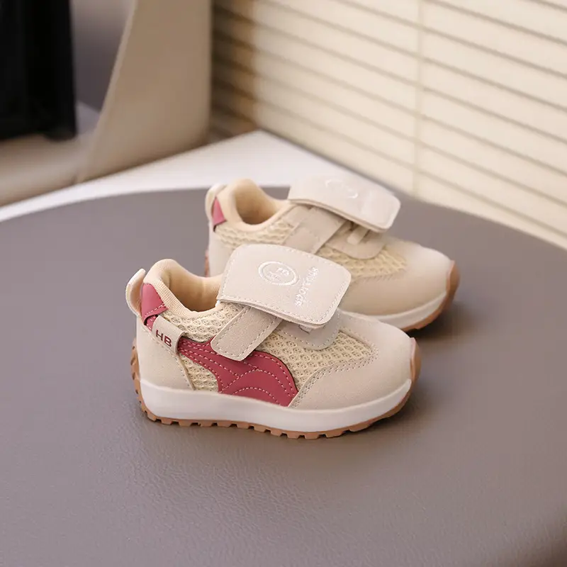 Girls' Baby Walking Shoes, Children's Mesh Shoes, 2025 Summer New Boys' Shoes, Infant Sneakers, Girls' Flats