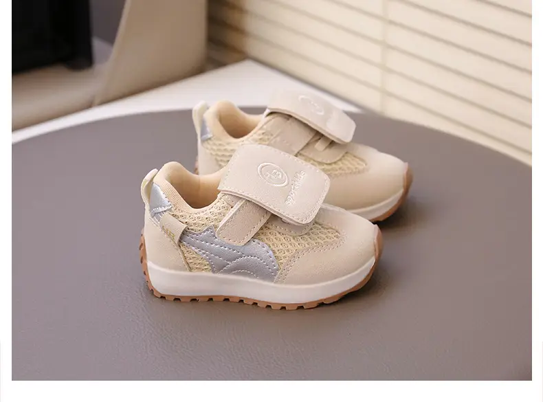 Girls' Baby Walking Shoes, Children's Mesh Shoes, 2025 Summer New Boys' Shoes, Infant Sneakers, Girls' Flats — feature 15