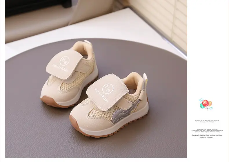 Girls' Baby Walking Shoes, Children's Mesh Shoes, 2025 Summer New Boys' Shoes, Infant Sneakers, Girls' Flats — feature 16