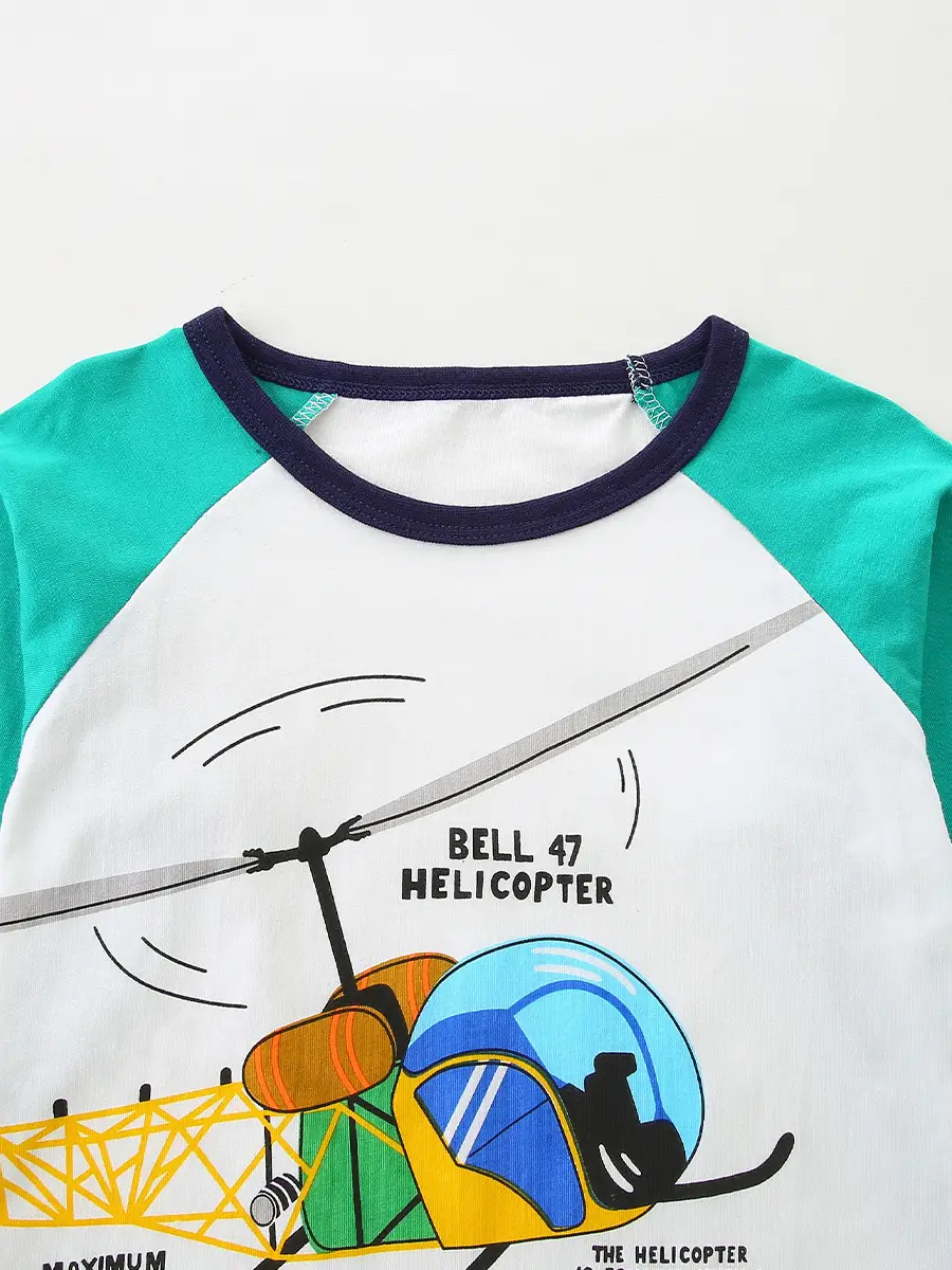 Autumn Cartoon Long Sleeve T-Shirt for Boys - Image 5