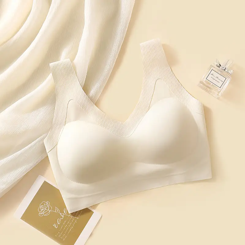 New Summer Style Wireless Bra for Small Busts, Enhancing Appearance, Anti-Exposure, Beautiful Back, Fixed Cup, Thin Seamless Underwear for Women