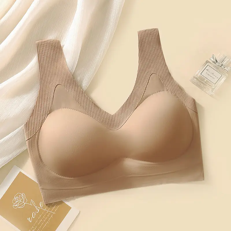 New Summer Style Wireless Bra for Small Busts, Enhancing Appearance, Anti-Exposure, Beautiful Back, Fixed Cup, Thin Seamless Underwear for Women