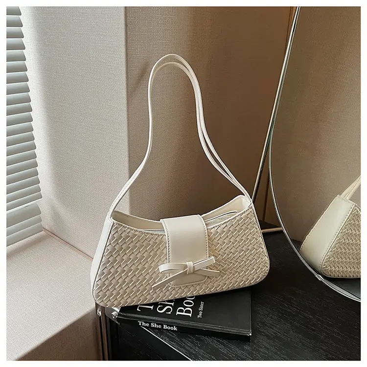 Women Crossbody Bag Cream Woven 2025 Summer — feature 18