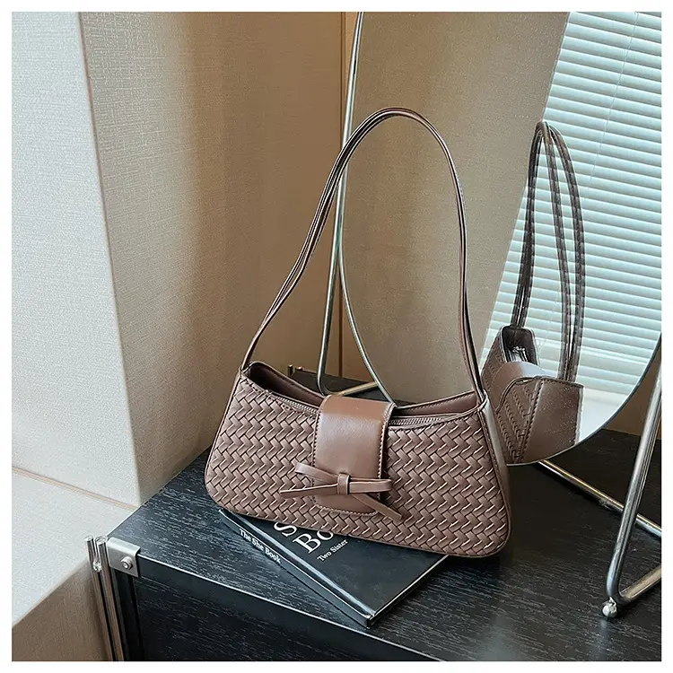 Women Crossbody Bag Cream Woven 2025 Summer — feature 20