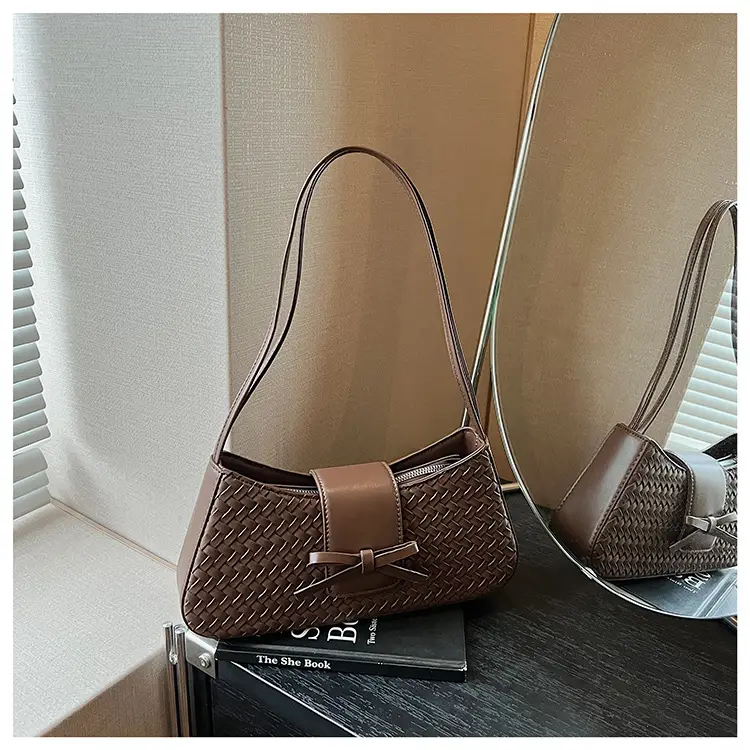 Women Crossbody Bag Cream Woven 2025 Summer — feature 21