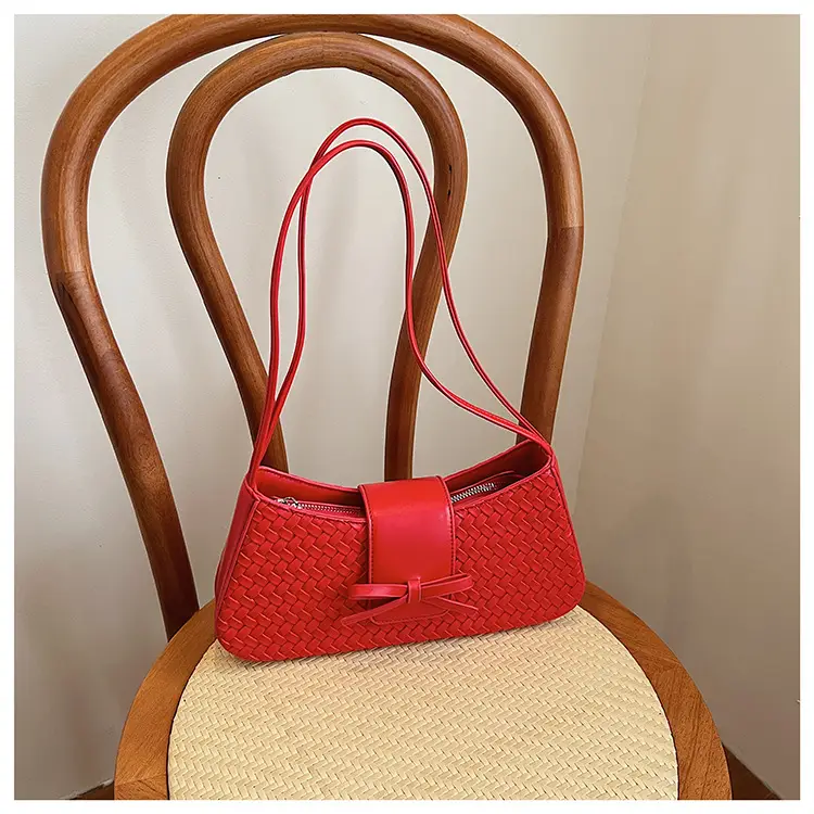 Women Crossbody Bag Cream Woven 2025 Summer — feature 24