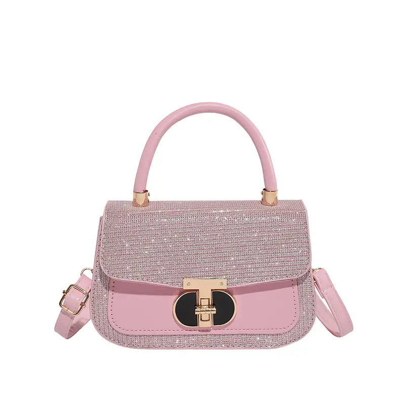 Pink Glitter Crossbody Bag for Women 2025 - Image 9