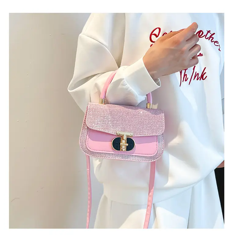Pink Glitter Crossbody Bag for Women 2025 — feature 10