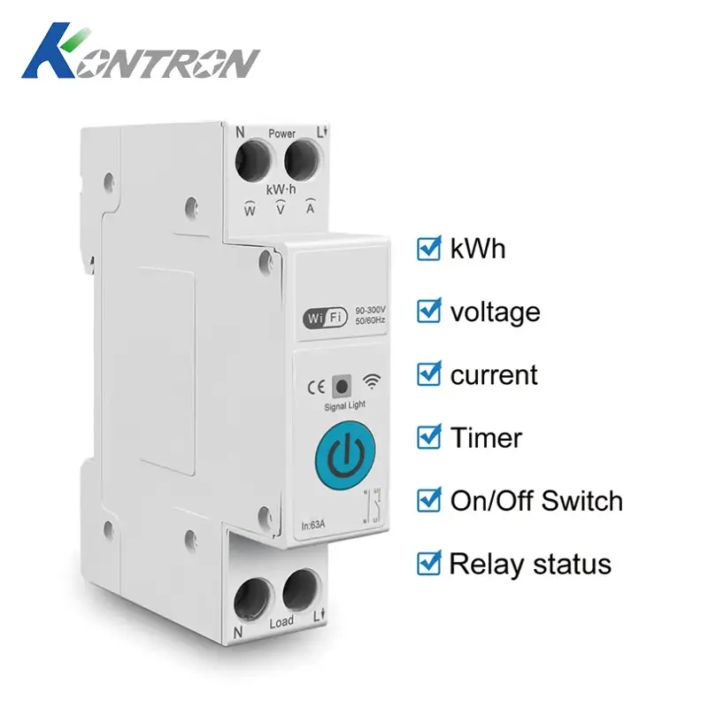 Tuya Smart Switch Wifi Smart Circuit Breaker Circuit Protection Remote Control Via Mobile Phone Timer Switch - Image 2