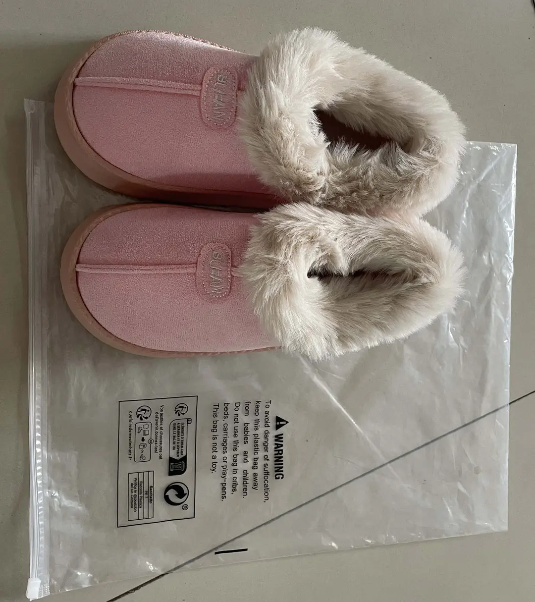 New Cross-Border Amazon Home Cotton Slippers, Warm and Thickened, Couple Style, Simple Autumn and Winter Indoor Half-Heel Slippers for Home Use — feature 15