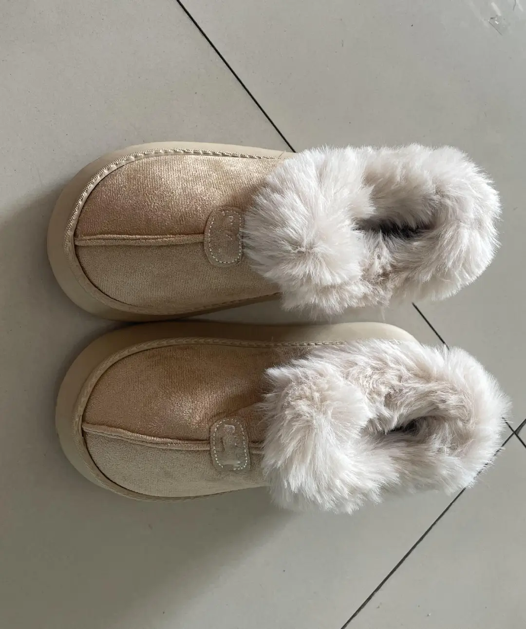 New Cross-Border Amazon Home Cotton Slippers, Warm and Thickened, Couple Style, Simple Autumn and Winter Indoor Half-Heel Slippers for Home Use — feature 5