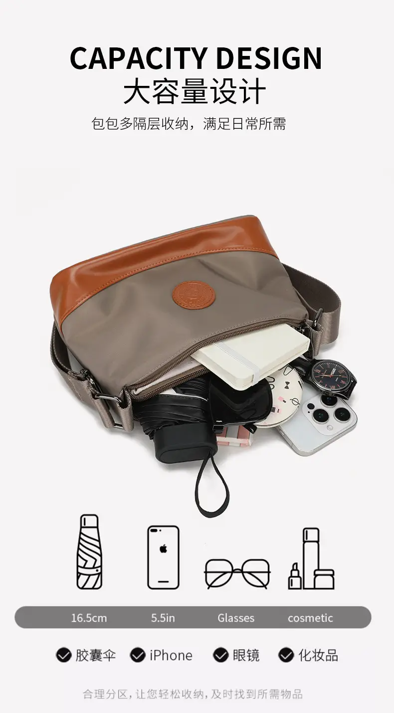 Women's Small Square Bag with Large Capacity Crossbody — feature 4