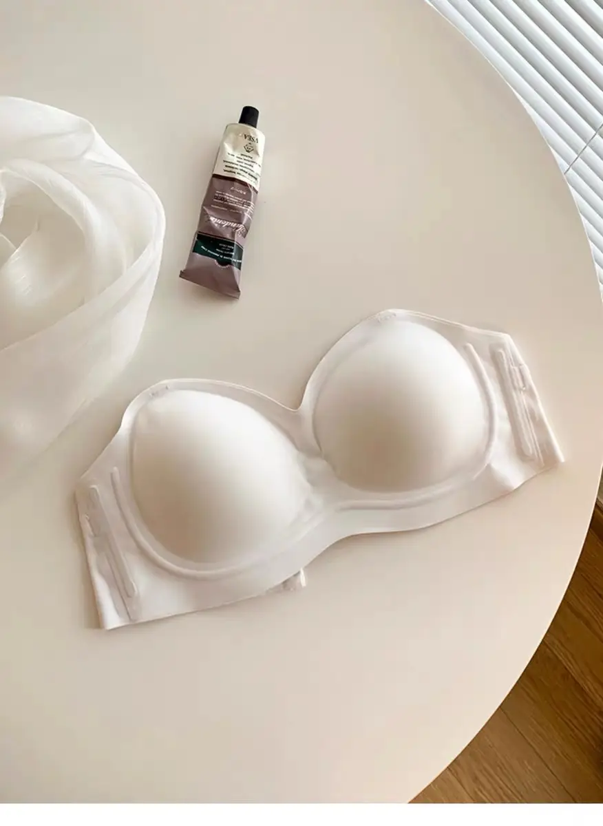 Strapless Bra for Large Busts, Seamless Foundation-Like Bra, Invisible Anti-Slip, Push-Up for Small Busts, Anti-Sagging — feature 17