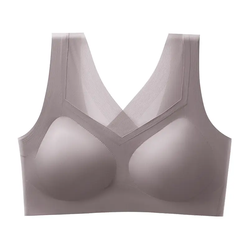 Large Size Seamless Post-Surgery Breast Prosthesis Bra Without Underwire, Anti-Sagging Fake Breast Beauty Back Bra Vest - Image 4