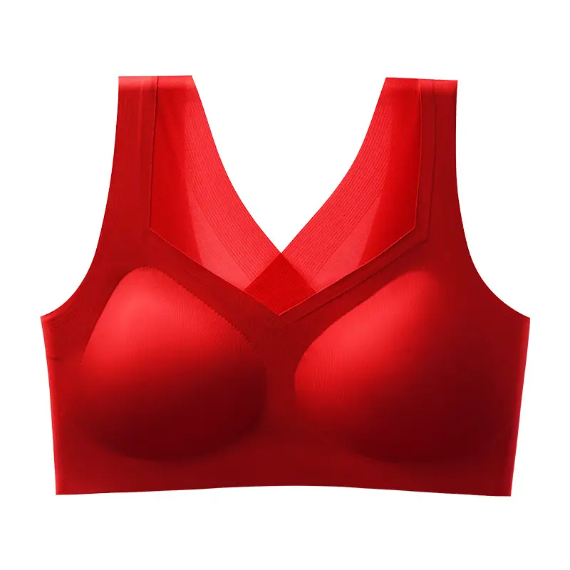 Large Size Seamless Post-Surgery Breast Prosthesis Bra Without Underwire, Anti-Sagging Fake Breast Beauty Back Bra Vest - Image 5