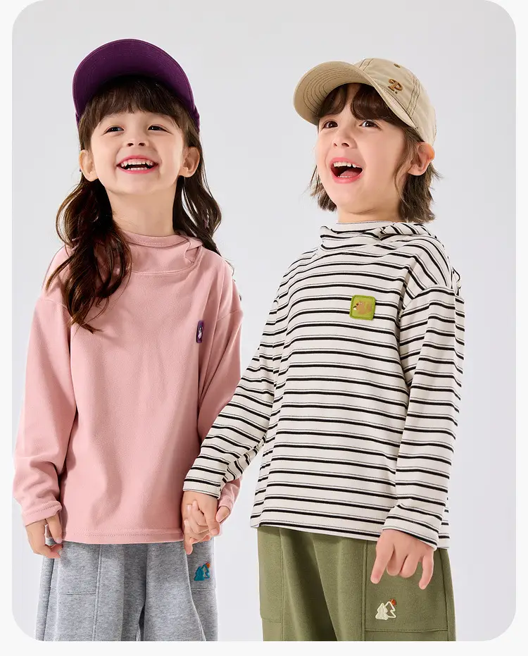 Anti-Static Hooded T-Shirt for Boys Girls Autumn Wear — feature 11