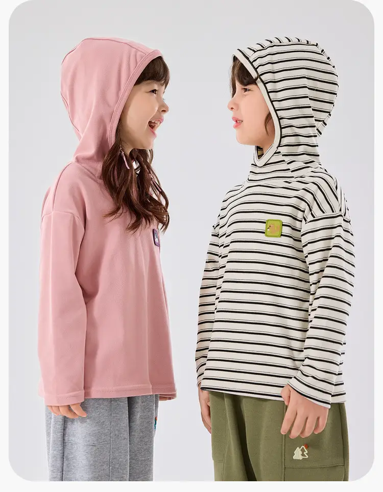 Anti-Static Hooded T-Shirt for Boys Girls Autumn Wear — feature 13