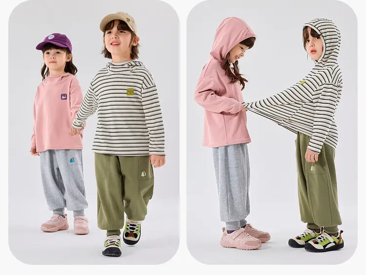 Anti-Static Hooded T-Shirt for Boys Girls Autumn Wear — feature 14