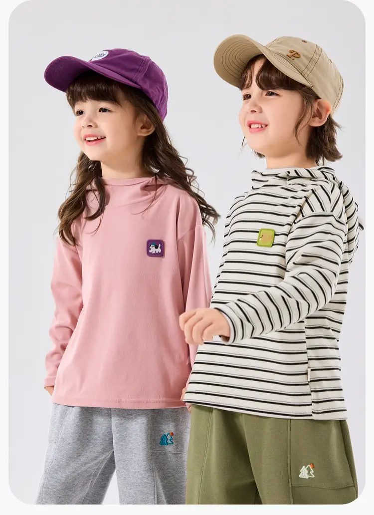 Anti-Static Hooded T-Shirt for Boys Girls Autumn Wear — feature 15