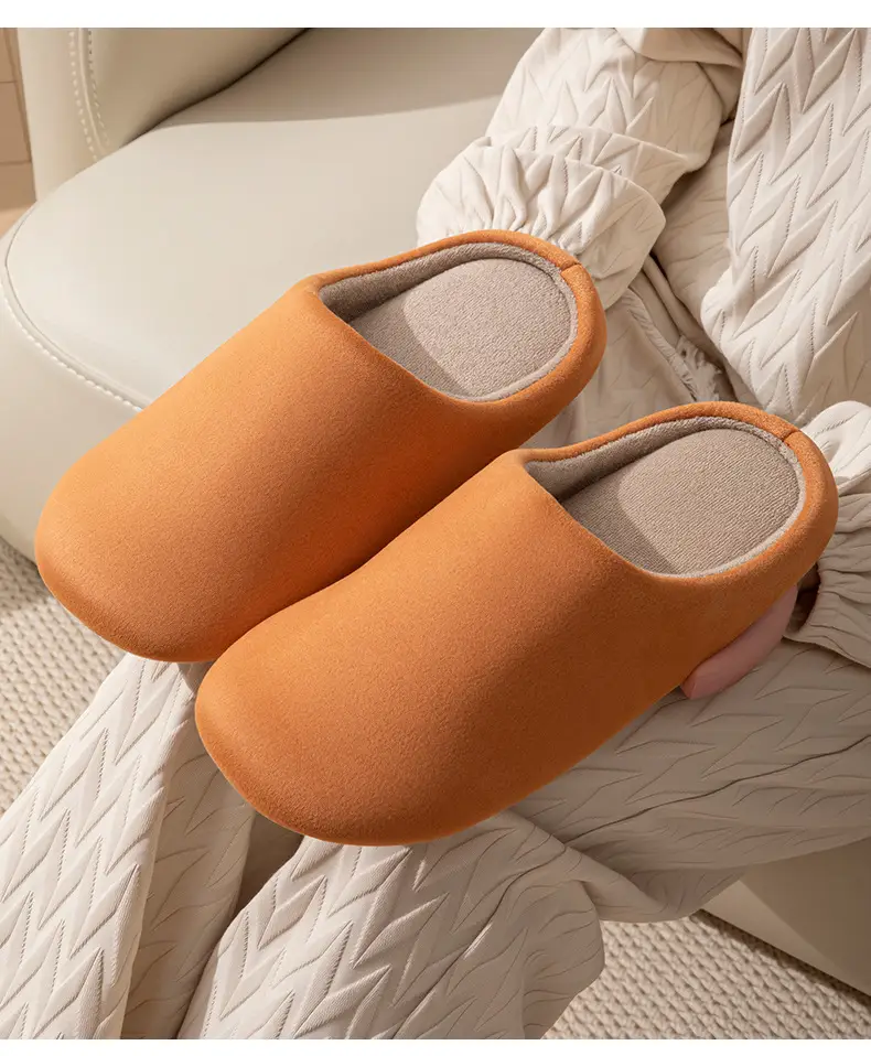 Silent Non-Slip Cotton Slippers for Men in Winter, Soft-Soled, Comfortable and Warm Indoor Non-Slip Japanese-Style Cotton Slippers for Women in Winter — feature 14