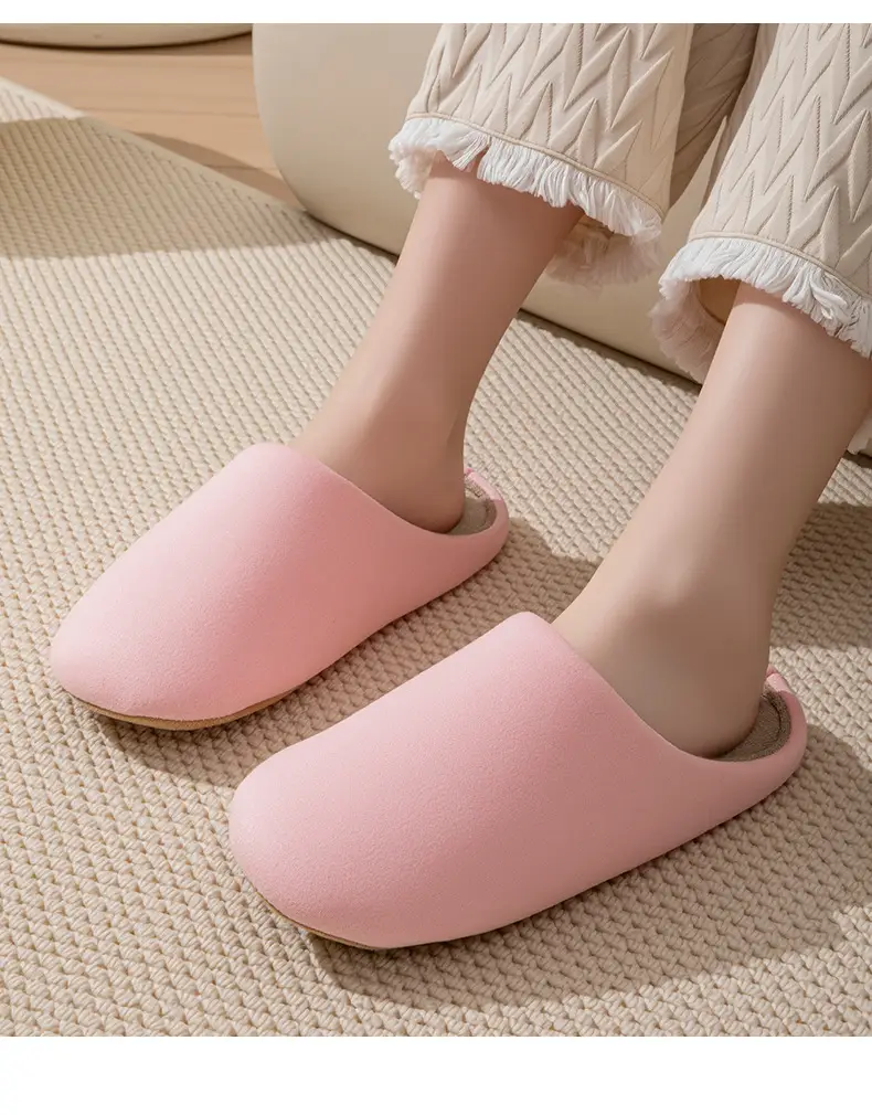 Silent Non-Slip Cotton Slippers for Men in Winter, Soft-Soled, Comfortable and Warm Indoor Non-Slip Japanese-Style Cotton Slippers for Women in Winter — feature 15
