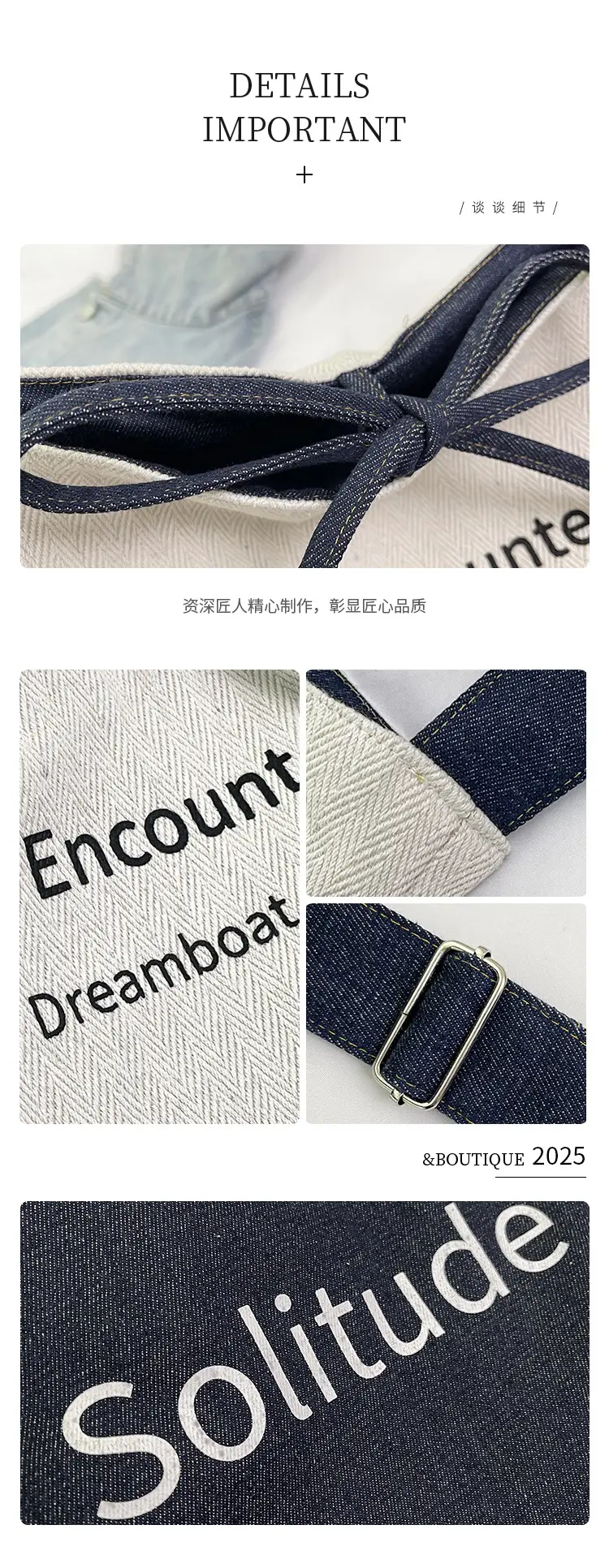 Women Large Capacity Cloth Shoulder Crossbody Bag Korean Style — feature 3