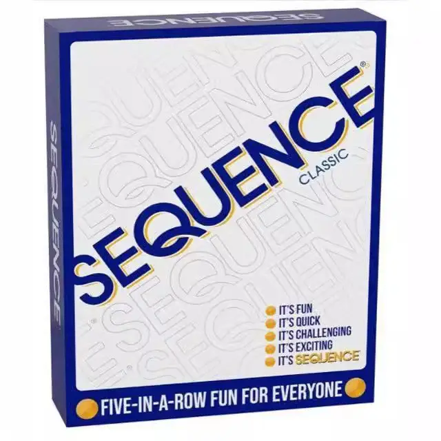 The Sequence Series of Strategy Board Games Includes a Variety of Styles, Including the Fun Competitive Journey Series and the Fancy English Version of Five-In-A-Row
