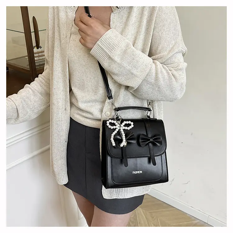 Women's Beige Bow Satchel Shoulder Bag 2025 — feature 20