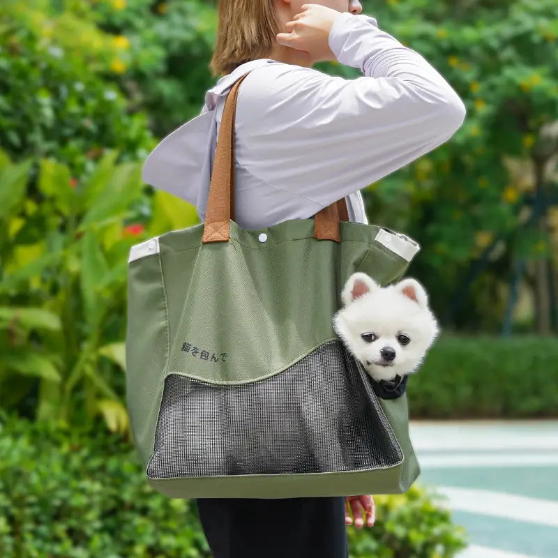 Pet Cat Dog Rabbit Carryall Bag Adjustable Large Capacity - Image 19