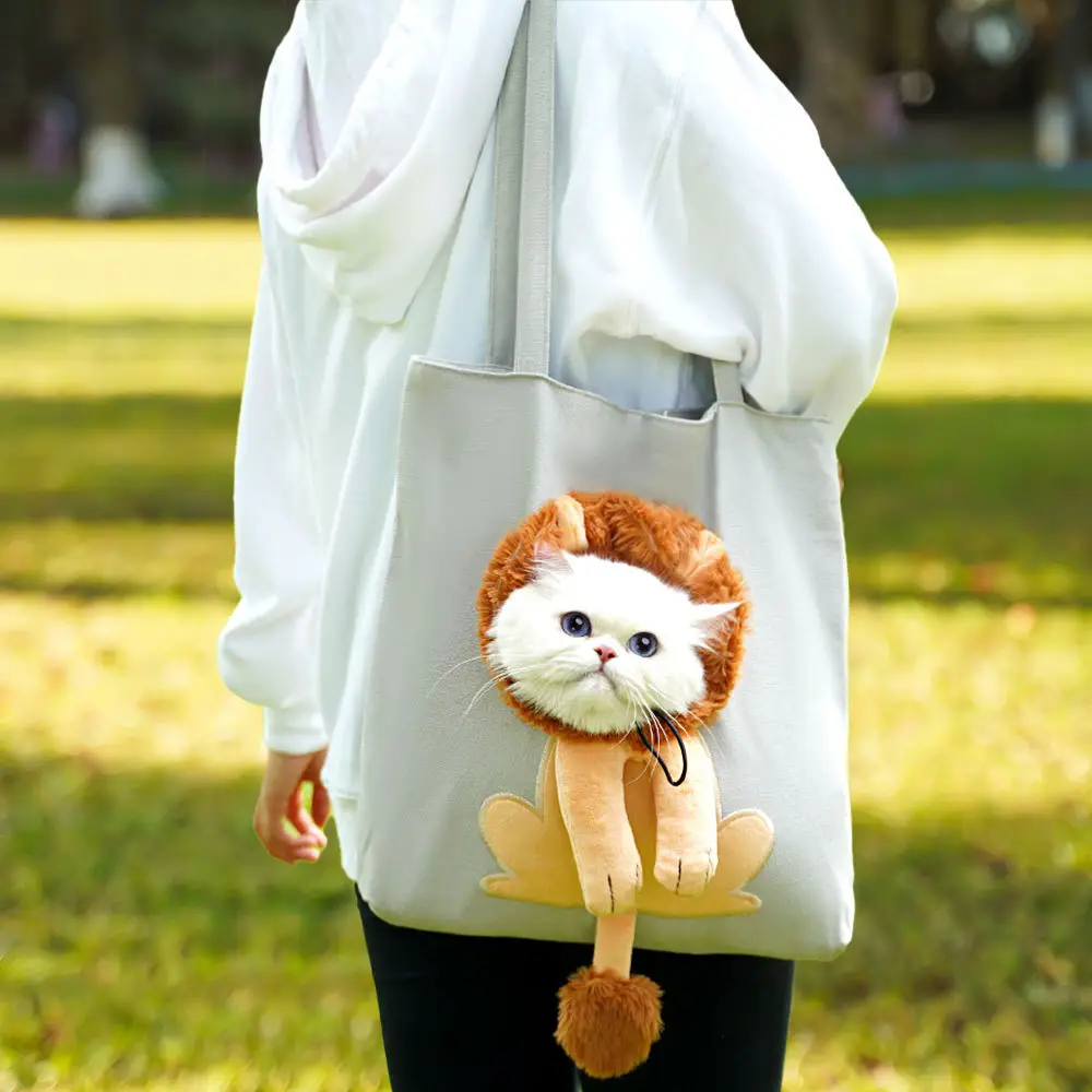 Pet Cat Dog Rabbit Carryall Bag Adjustable Large Capacity - Image 17